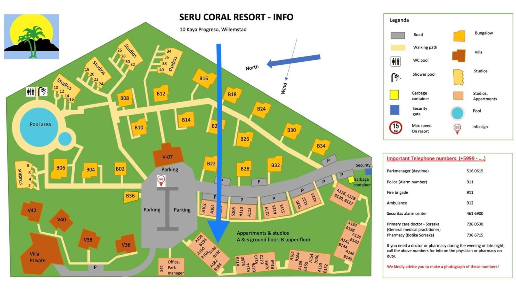 Kas Di Bami A-186 Op Seru Coral Resort - Ruim Appartement Met Groot Zwembad En Tropische Tuin Вилемстад Екстериор снимка